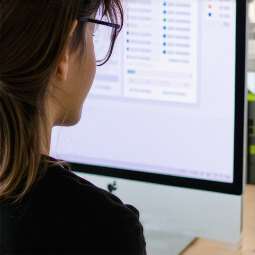 Advanced GMB Optimization Strategies Expert analyzing local SEO data on computer for GMB optimization