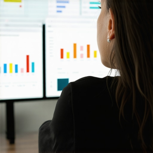 Advanced Local SEO Analytics Business owner reviewing Google My Business analytics dashboard