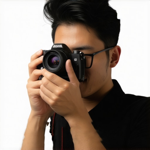 Business owner taking photos and engaging with community members for GMB profile