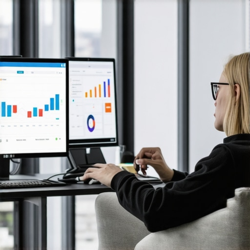 Person reviewing charts and graphs on local SEO performance