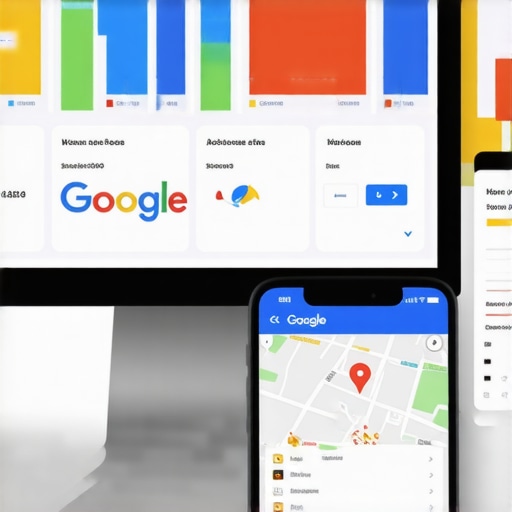 Digital tools for local SEO management Screenshot of SEO and analytics dashboard monitoring Google Maps and local rankings