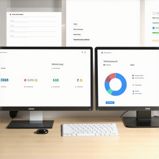 Screenshot of local SEO tools dashboard with charts and analytics