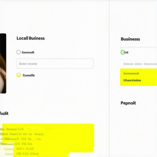 Person reviewing local business profile details on a computer screen