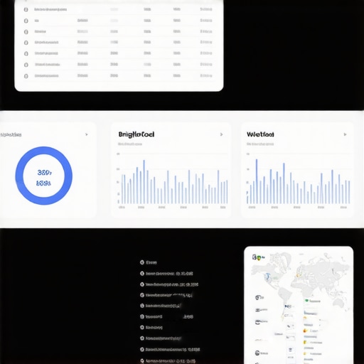 Screenshot of local SEO analytics dashboard showing rankings, reviews, and citations.
